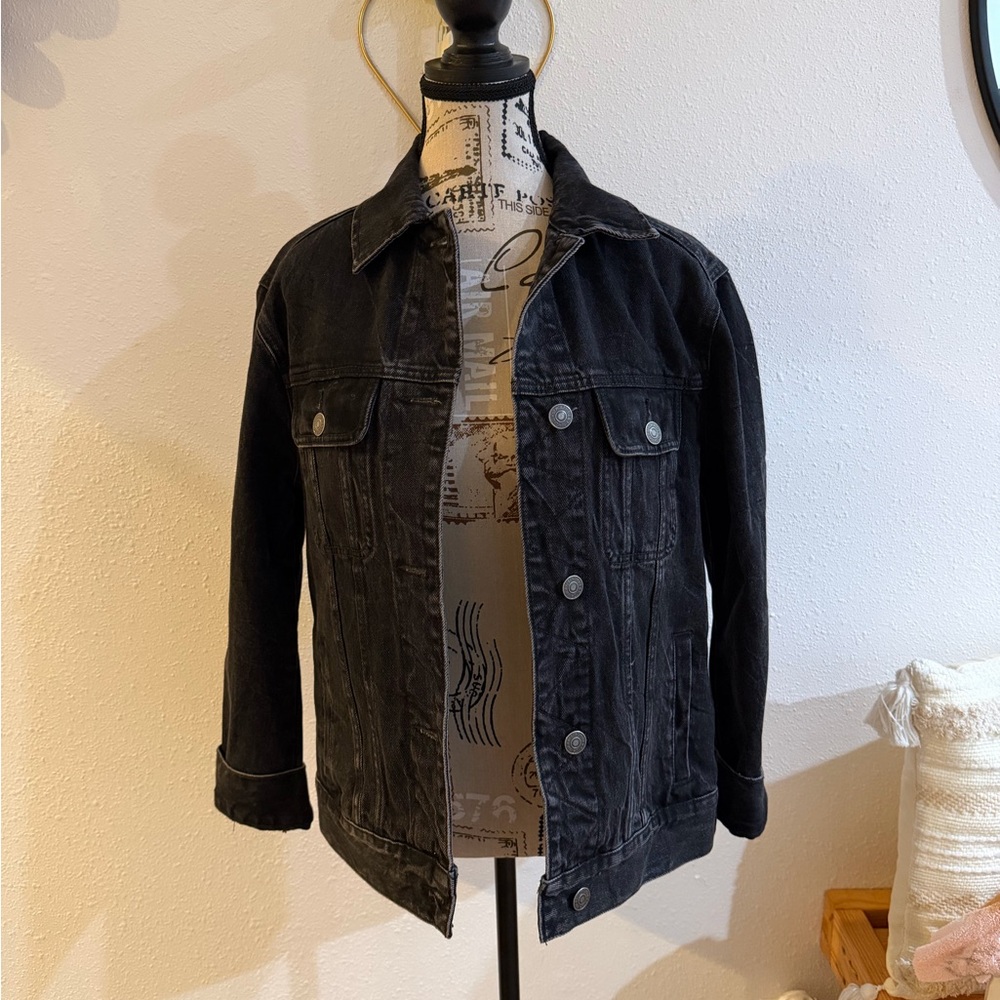 Abercrombie & Fitch Dark Blue Denim Jacket